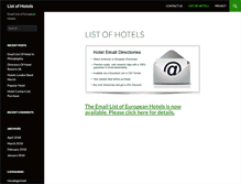 Tablet Screenshot of blr-hotels.com